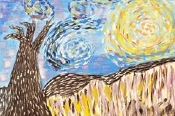 名畫家欣賞《梵高》「美麗的大自然」_5C蔡視妮