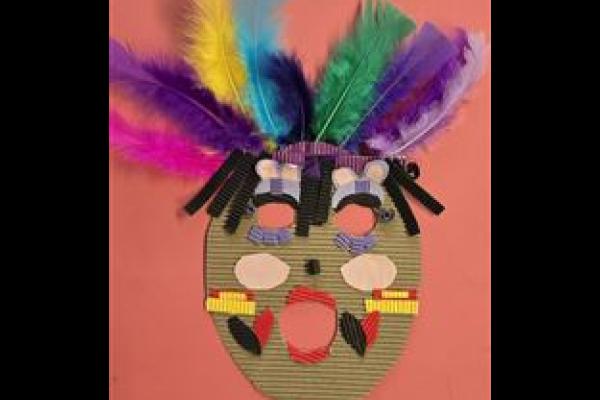 3B_劉詠喬_臉譜_紅番面譜浮雕